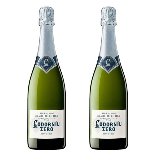 Codorniu Zero Alcohol Free Sparkling Wine 75cl Duo Gift Set